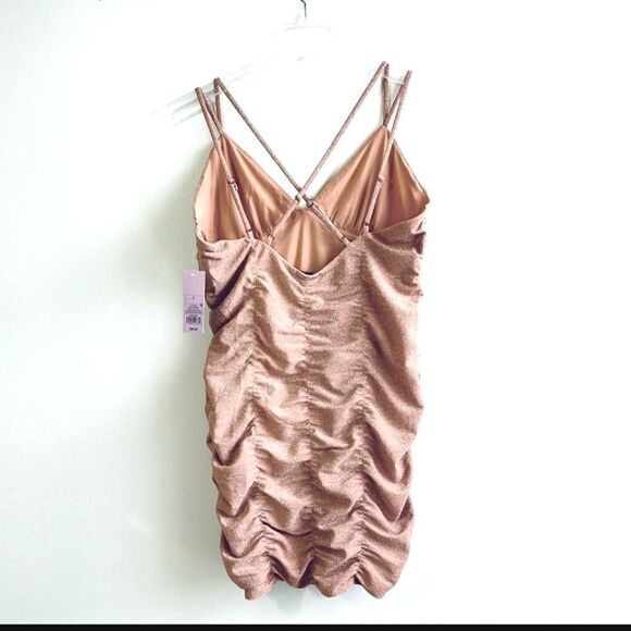 NWT Wild Fable Ruched Bodycon Mini Dress - Picture 4 of 5